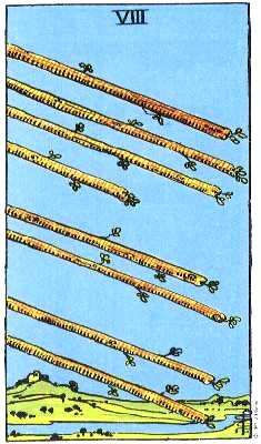 The Eight of Wands