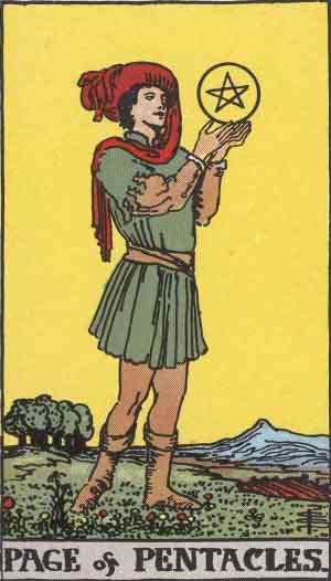 The Page of Pentacles