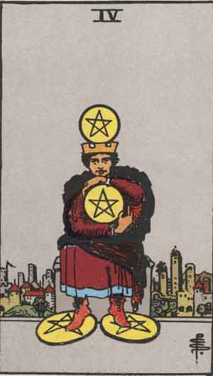 The Four of Pentacles