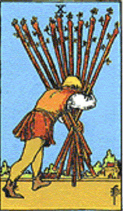 The Ten of Wands