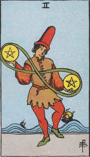 The Two of Pentacles